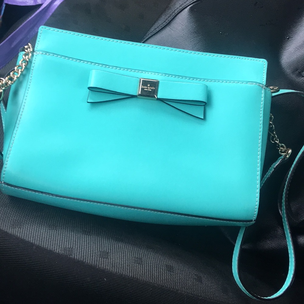 Light blue Kate spade cross body bag